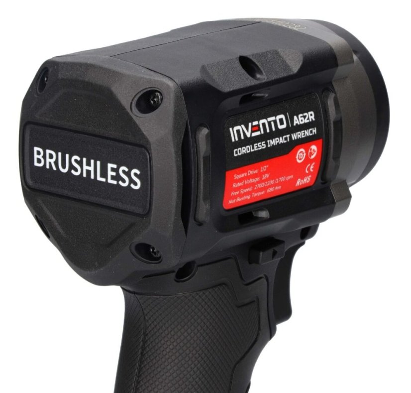 Akumulatorski udarni ključ 18 V 680 Nm + 2x4,0 Ah baterije A62R 1/2"
