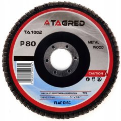 Lamelni disk 125 mm/22,23 mm brusni P80 TA1002