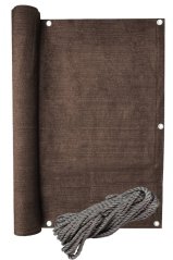 Balkonski paravan 1x5m 95% Balcone Brown