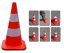 Közlekedési bója rugalmas PVC 30cm