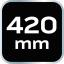 Cheie pentru țevi tip "S", 420 mm, 1,5" 02-421