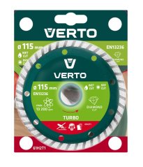 Disc diamantat, 115 x 22,2 mm, Turbo 61H2T1