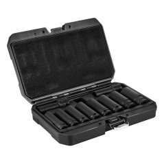 Steckschlüsselsatz 1/2", 10-24 mm, 10-teilig 12-107