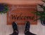 Eingangsreinigungsmatte PVC und Kokosnuss 40x60cm Welcome Weiss