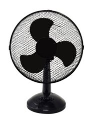 Namizni ventilator 34cm 40W Črn