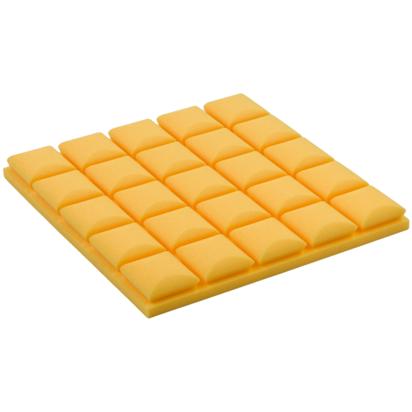 Akustikplatte - Würfel 50x50x5cm gelb