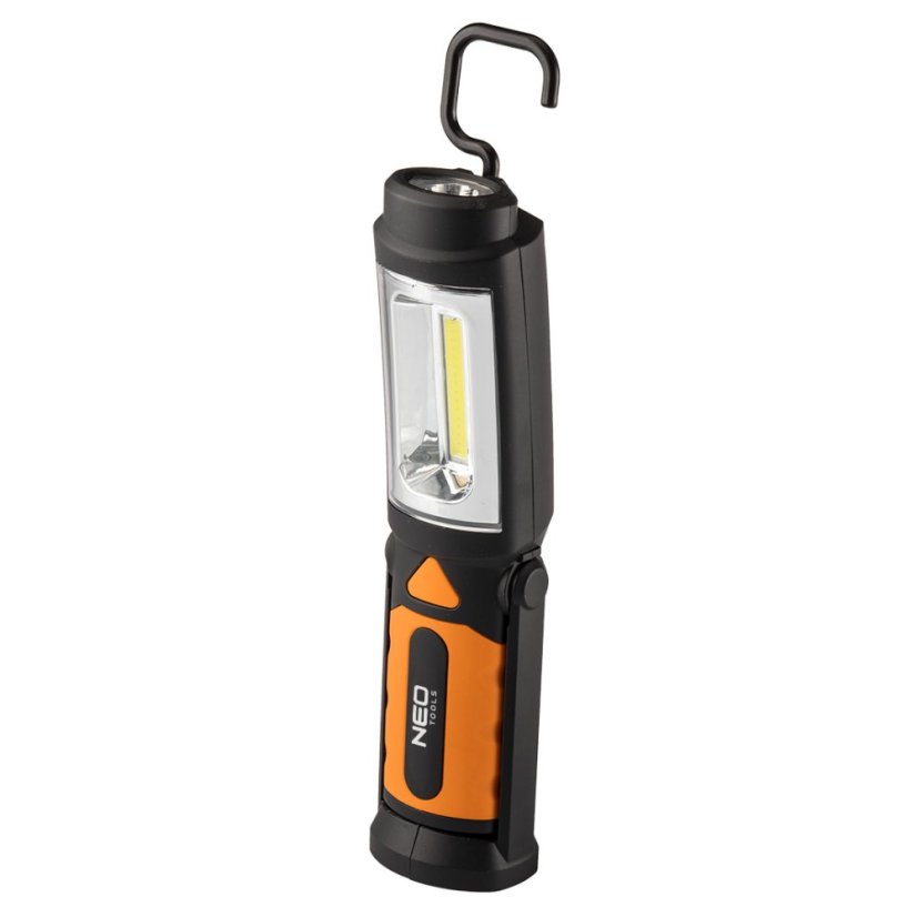 Akku-Werkstattlampe 300 lm COB 2 in 1 + 3xAA Batterien 99-042