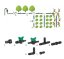 Set componente pentru irigare 16 mm - 81 buc.