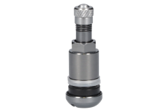 Sivi navojni ventil za felge, aluminij MS525 43