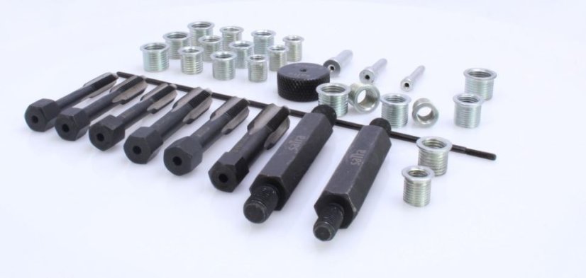 Izzítógyertya menetjavító készlet M8 M10 M12 M14 S-GP33TK