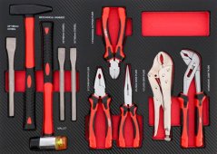 Set complet de scule pentru căruciorul de atelier 79156 79156-KOMPLET