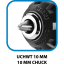 Akumulatorska bušilica/odvijač, 10 mm, 18 V, kompaktna, Energy+, bez baterije 58ge139