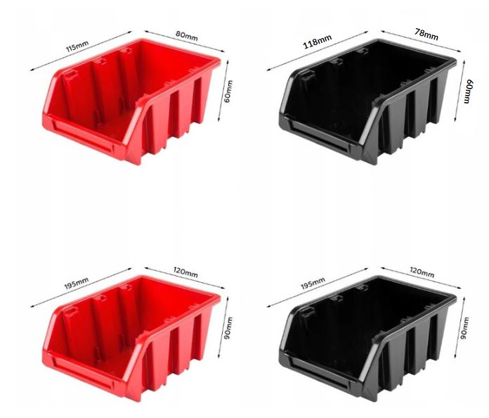Werkzeugwand 115x78 cm + 32 Fächer