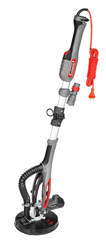 Gipszcsiszoló 710W, 215 mm, kerek és háromszögletű láb, fáklya 59G264