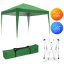 Gartenpavillon 3x3m faltbar Grün