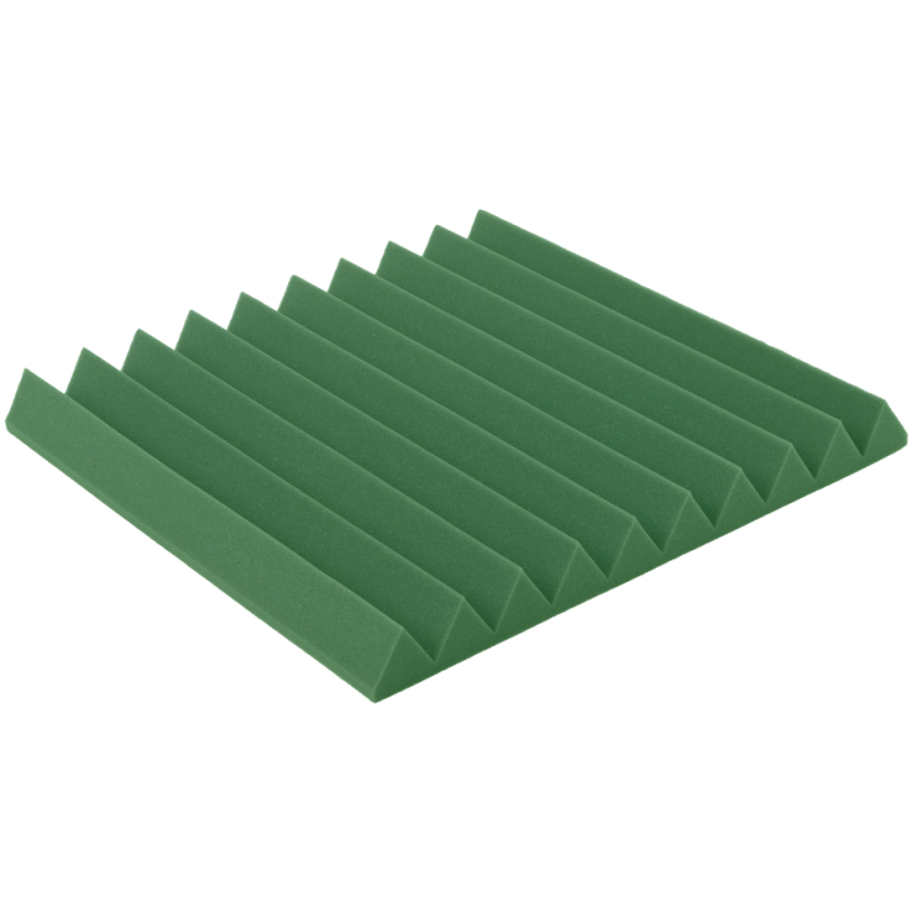 Akusztikai panel - ék alakú 50x50x5cm zöld