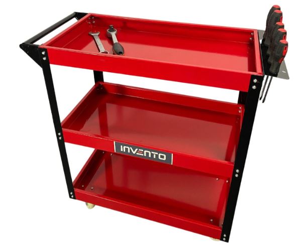 Werkstattwagen mit 3 Etagen 140kg Invento