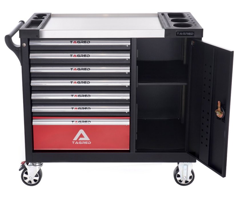 Műhelykocsi szerszámokkal 298 db TA214