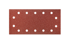 Hârtie abrazivă 115x230 mm, K100, 5 buc cu orificii