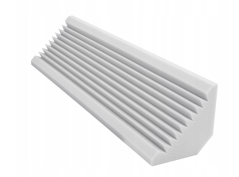 Бас акустична капана, квадратна, 100x28cm, светло сива