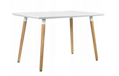 Jedálenský stôl WHITE MODERN 120 x 80 CM