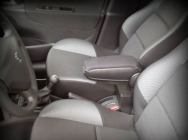 Armlehne Peugeot 207 SW CC, schwarz, Textilbezug