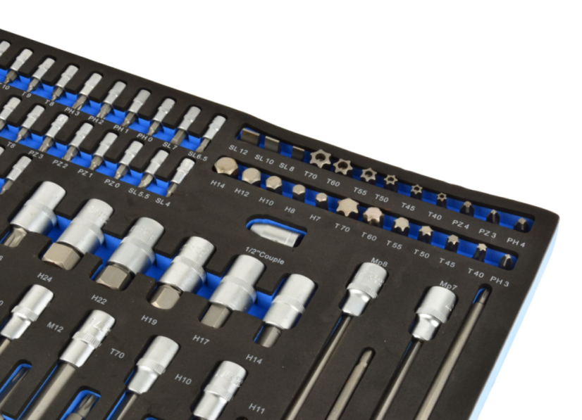 TORX dugókulcsok és bitek készlete 102db CRV G10833B