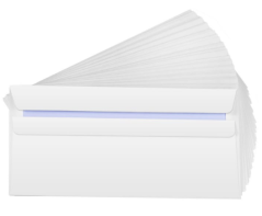 Obálka biela DL 110x220mm 1000ks