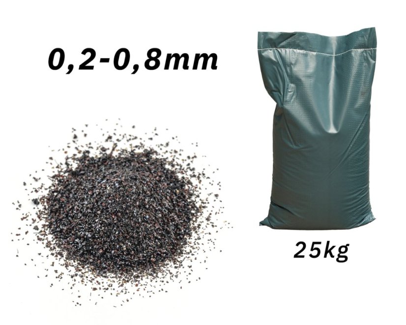 Абразив за пясъкоструене 0,2-0,8 25кг