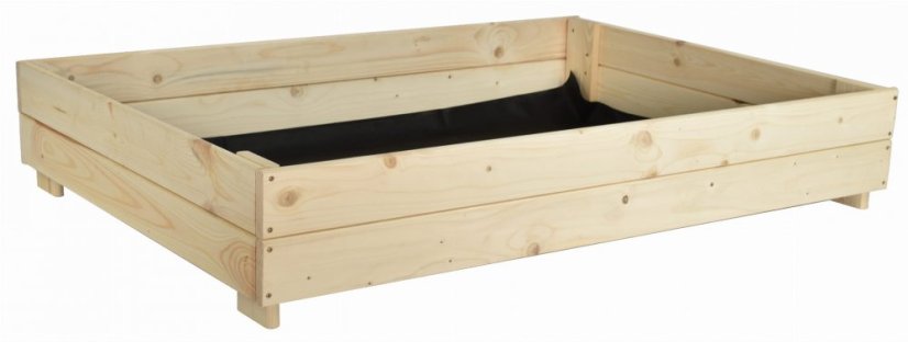 Hochbeet aus Holz Medio 120x120x20 cm