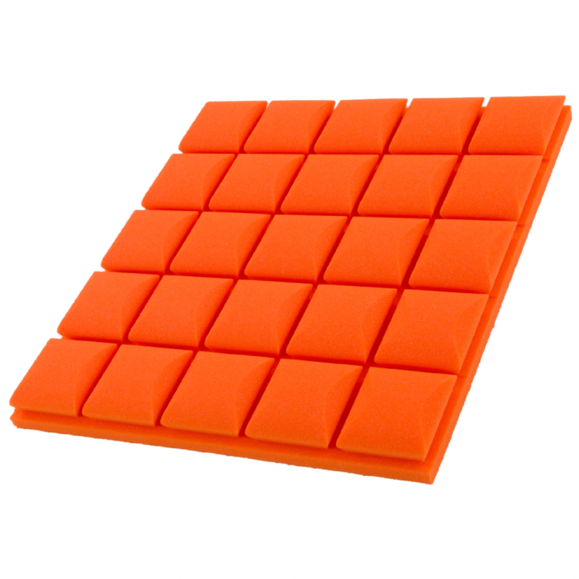 Akustikplatte - Würfel 50x50x5cm orange