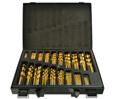 Set de burghie HSS pentru metal 170 buc acoperite cu titan