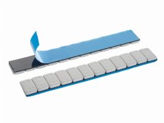 ALU SLIM - ECO 12 x 5 g lepilni uteži za platišča - sive