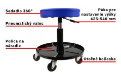 Werkstatthocker 360° G10826