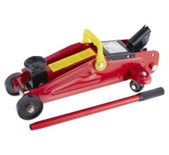 Hydraulický zdvihák s pojazdom 2T LS-320 + guma na zdvihák