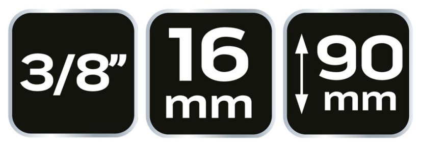 Cheie pentru lumânări 3/8" 11-153