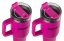 Termohrnček do auta so slamkou 1200 ml Fuchsia