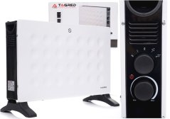 Elektrický konvektorový ohrievač 2000 W, biela farba TA940W