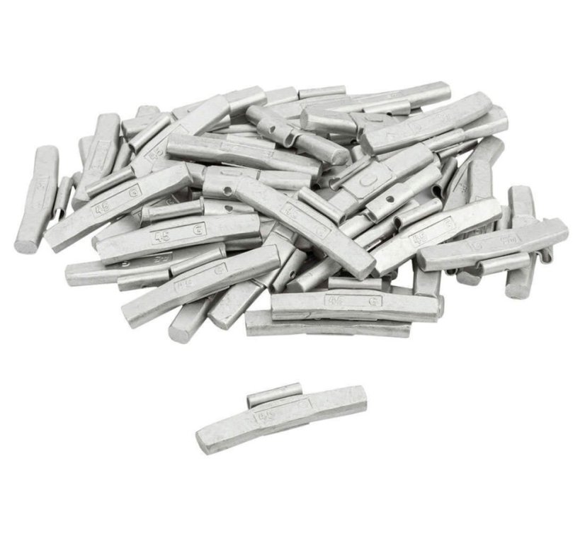 Centírozó acél súly pléh felnire - 45g/50db