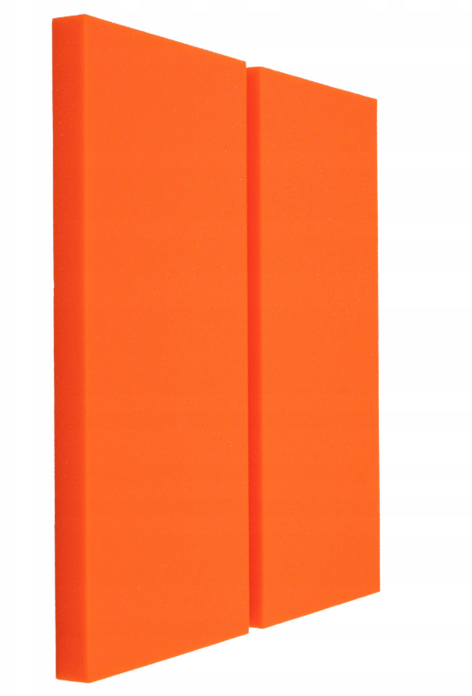 Akustický panel Obdélníky 50x50cm, tloušťka 3cm, oranžový