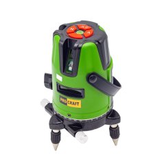 Nivelă laser verde  linie dreaptă,  încrucișată LE-3D