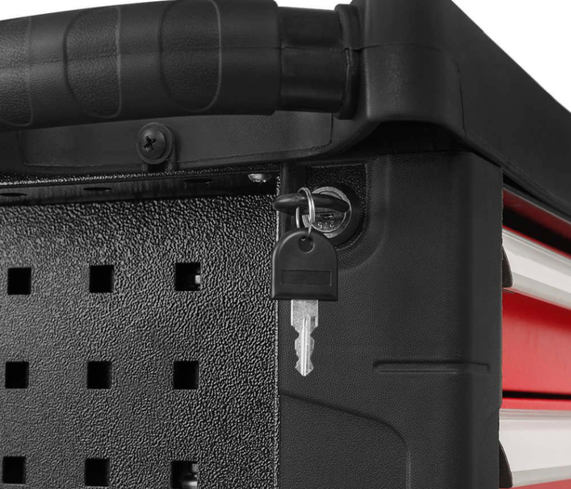 Delovni voziček / škatla za orodje PROFI REDATS - 7 predalov Rdeča / Črna