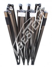 Cort pavilion 3x6 negru SQ