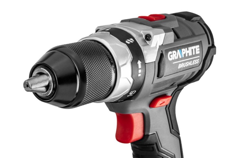Akkumulátoros kefe nélküli fúrócsavarhúzó Energy+ 18V, Li-Ion, 13 mm, akkumulátor nélkül 58G019