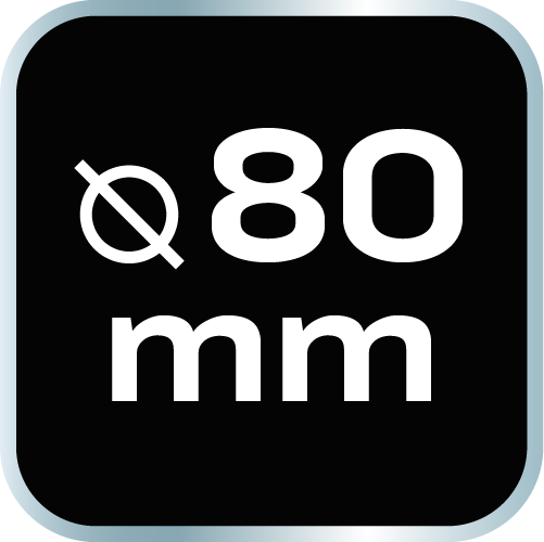 80 x 25 mm-es polírozó kerék, kemény szivacs 08-974