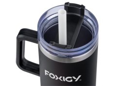 Cană termorezistentă pentru mașină 1200 ml neagră