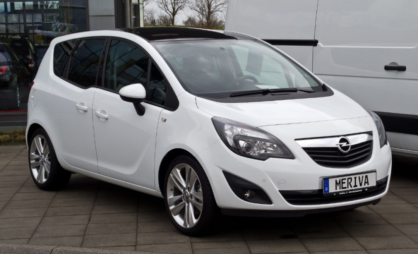 Könyöktámasz Opel MERIVA FLEXRAIL - Armster 2, fekete, öko-bőr