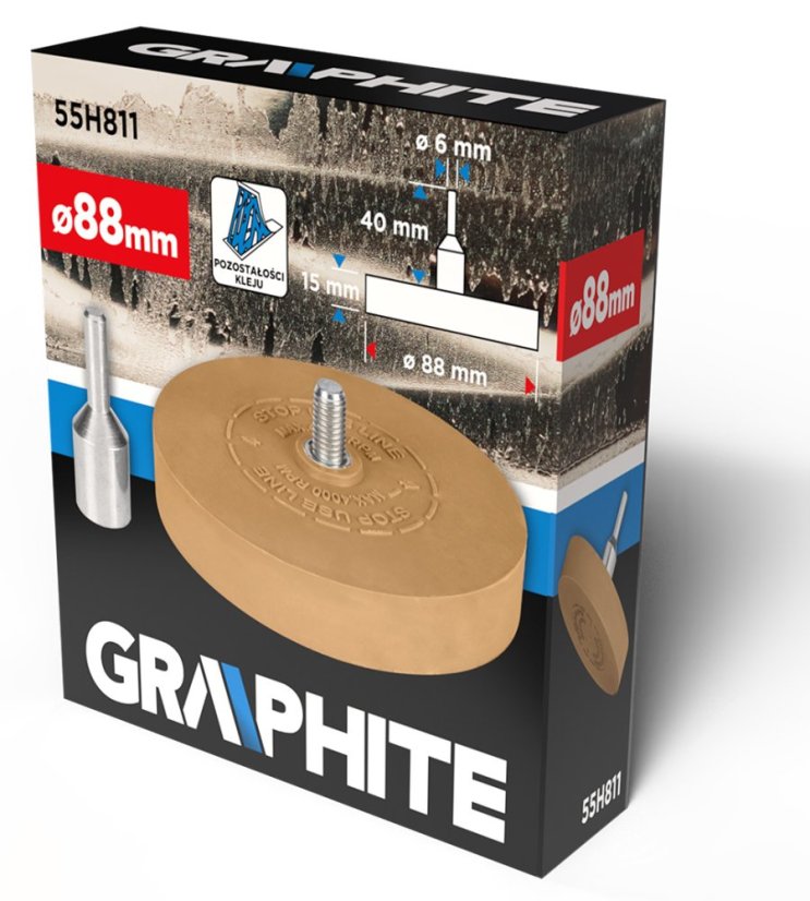 Колело за отстраняване на лепило 88 mm 55H811