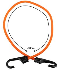 Ластици за багаж c пластмасовo-метални куки 80см, 2 броя