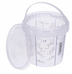Kelímek na míchání s víčkem 600 ml